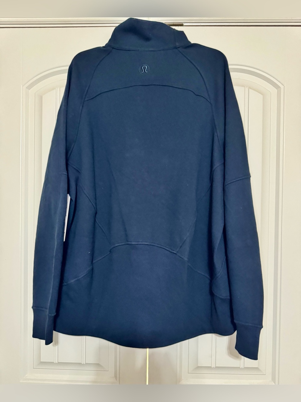 Lululemon Scuba Oversized Funnel-Neck Half Zip *Long True Navy Size XL/XXL - Picture 2 of 9